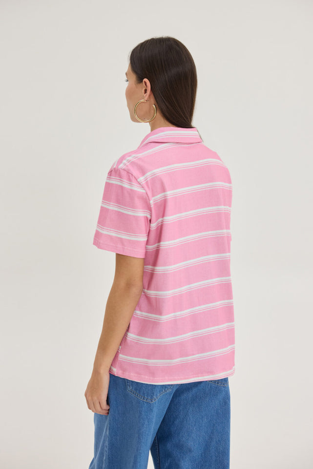 DOLLY T-SHIRT PINK STRIPES