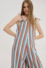 MICAELA JUMPSUIT LIGHT BLUE STRIPES