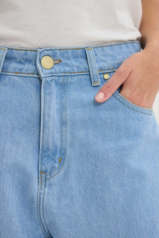 BAFALO DENIM PANTS LIGHT BLUE