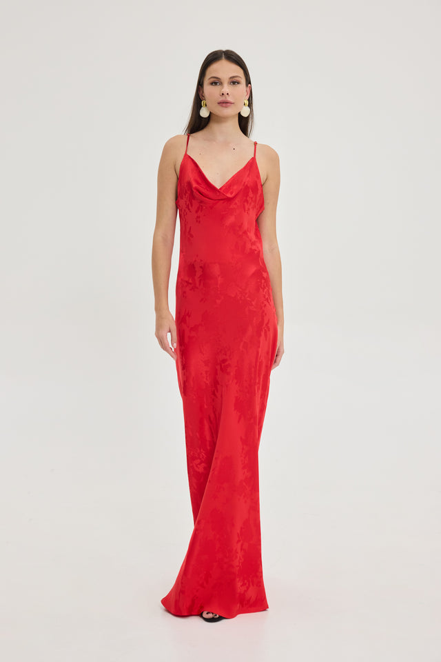 AUSTIN DRESS RED