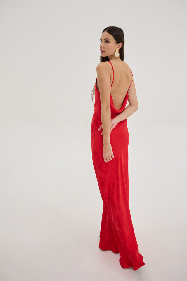 AUSTIN DRESS RED