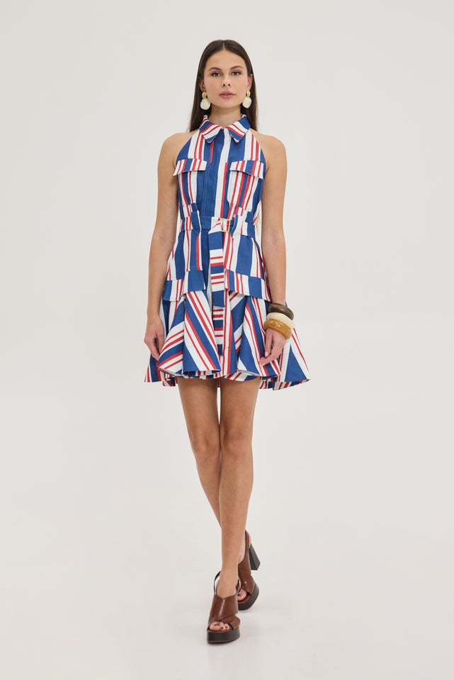SAAVI DRESS NAUTICA STRIPES
