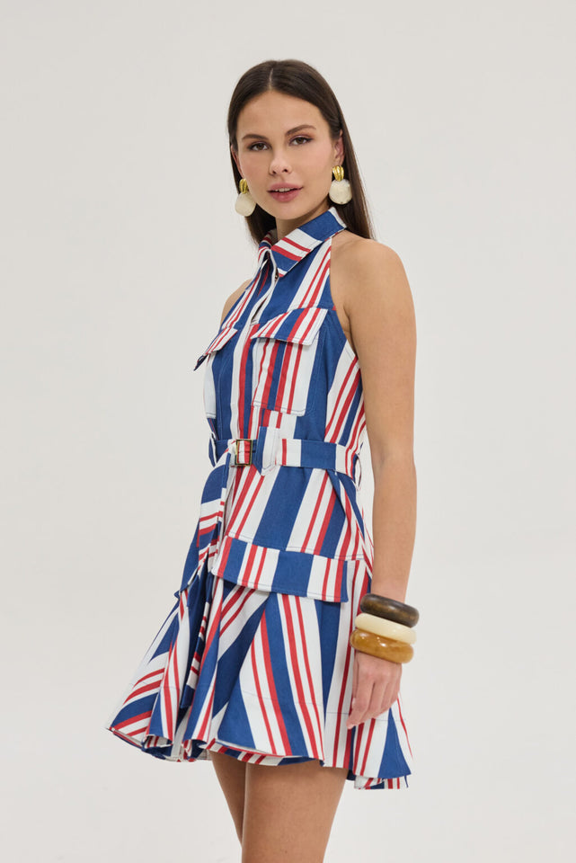 SAAVI DRESS NAUTICA STRIPES