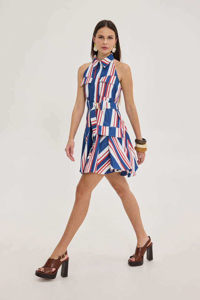 SAAVI DRESS NAUTICA STRIPES