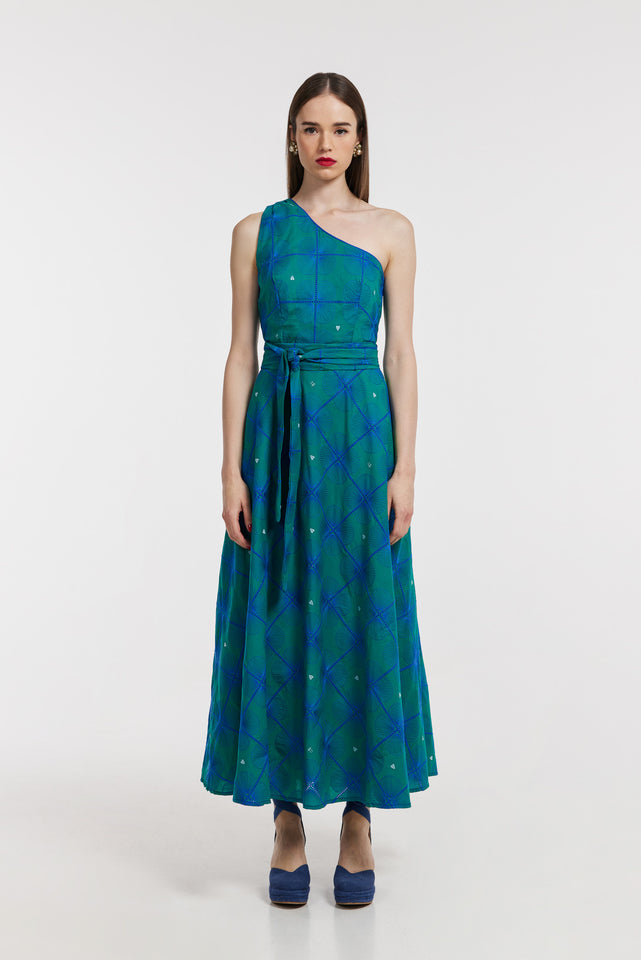 CALLIROE DRESS GREEN