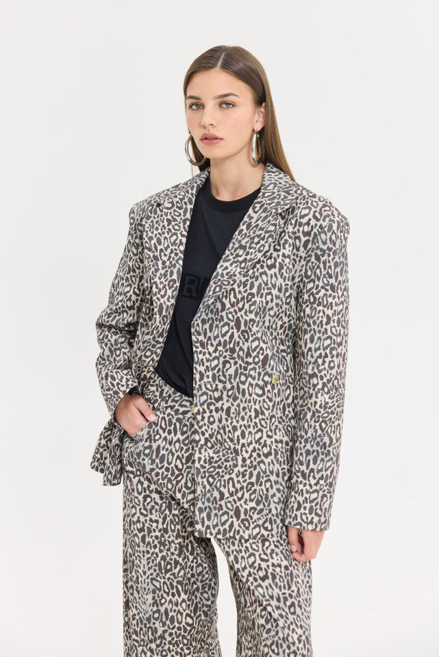 VECTOR BLAZER LEOPARD