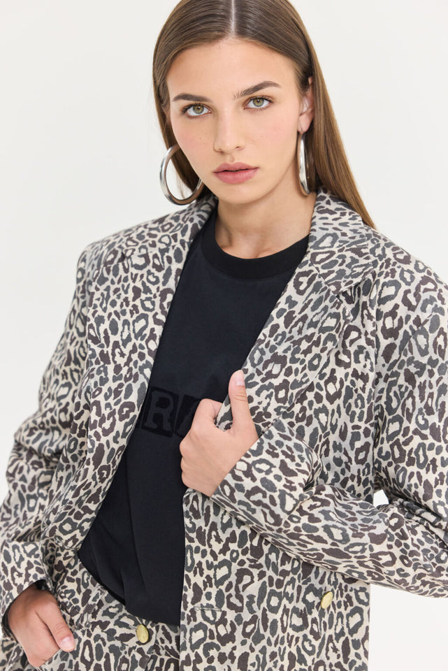 VECTOR BLAZER LEOPARD