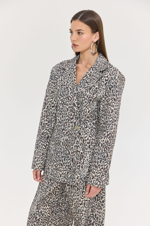 VECTOR BLAZER LEOPARD