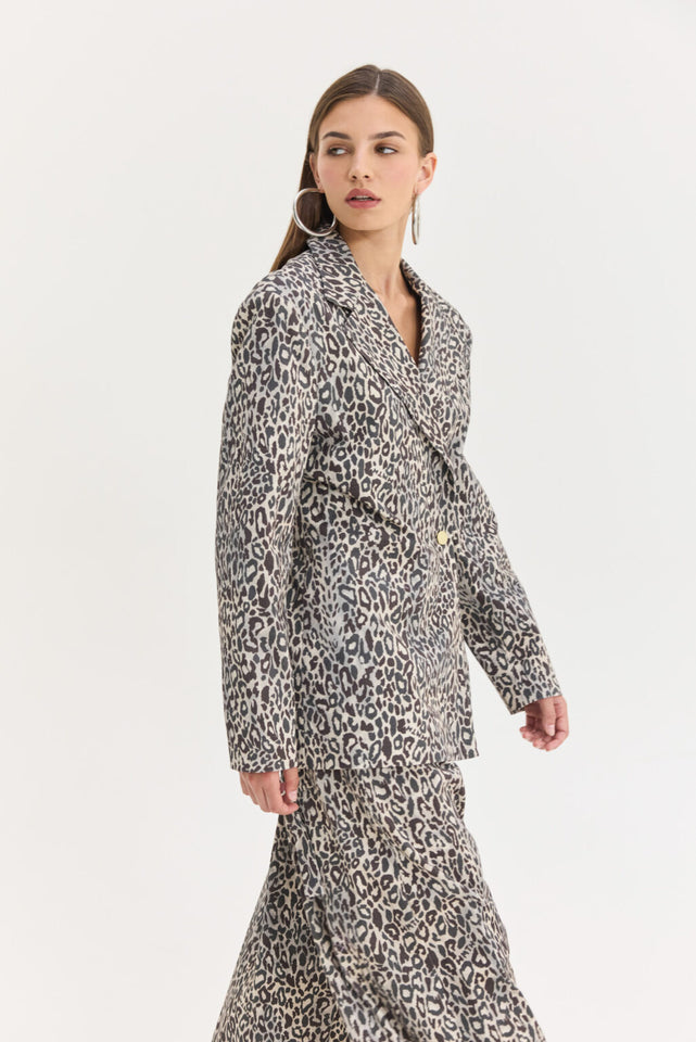 VECTOR BLAZER LEOPARD