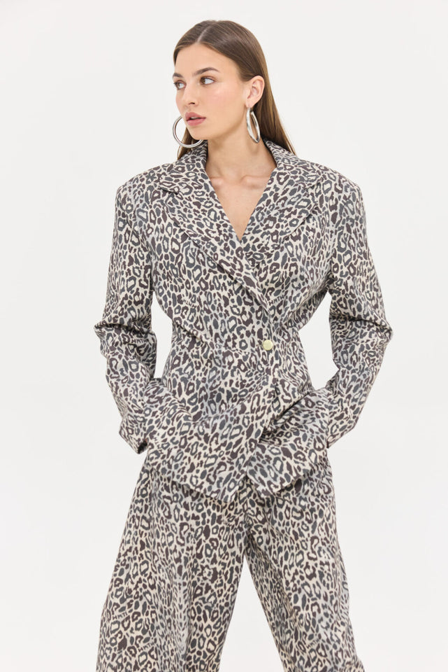 VECTOR BLAZER LEOPARD