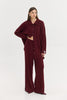 PALERMO KNITTED PANTS BORDEAUX