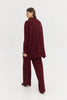 OLIVIA CARDIGAN BORDEAUX