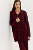 OLIVIA CARDIGAN BORDEAUX