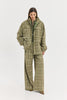 ORION BLAZER OLIVE PLAID