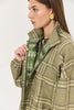 ORION BLAZER OLIVE PLAID