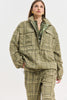 ORION BLAZER OLIVE PLAID