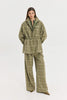 ORION BLAZER OLIVE PLAID