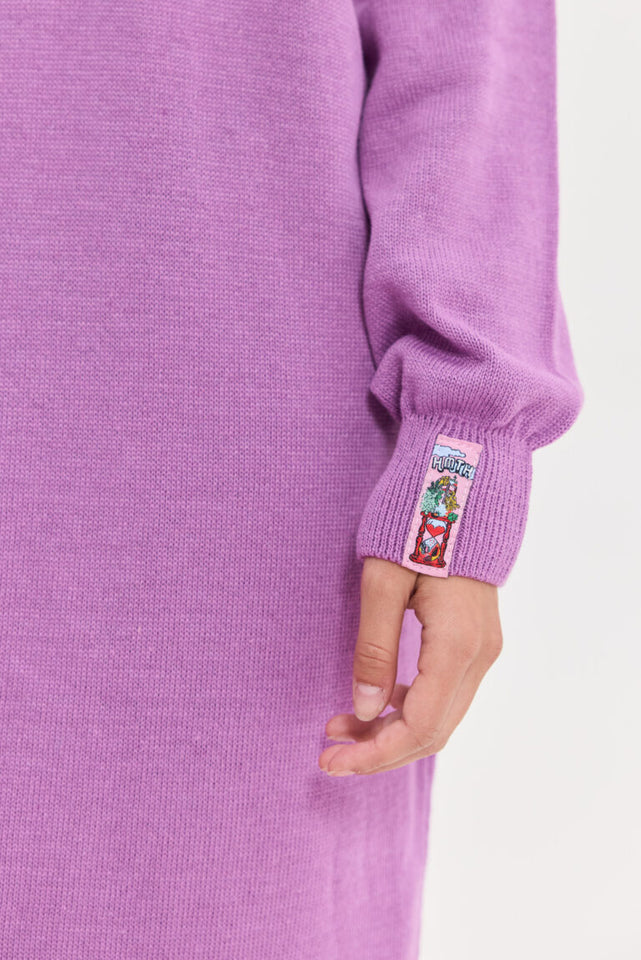 MILKWAY KNITTED DRESS PURPLE
