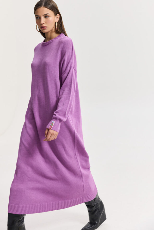 MILKWAY KNITTED DRESS PURPLE