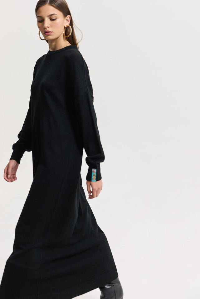 MILKWAY KNITTED DRESS BLACK