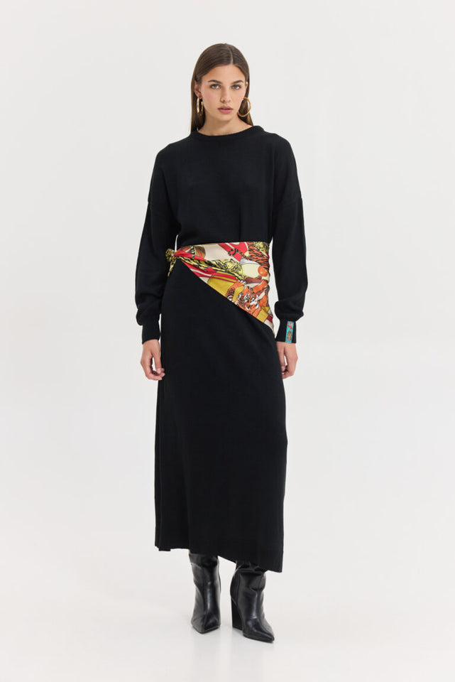 MILKWAY KNITTED DRESS BLACK