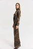 MANDARINO DRESS BROWN