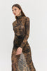MANDARINO DRESS BROWN