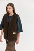 TITO VEST BROWN