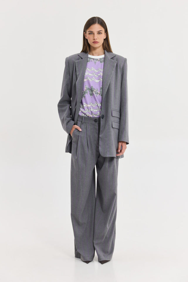 SENEGAL BLAZER PURPLE STRIPES