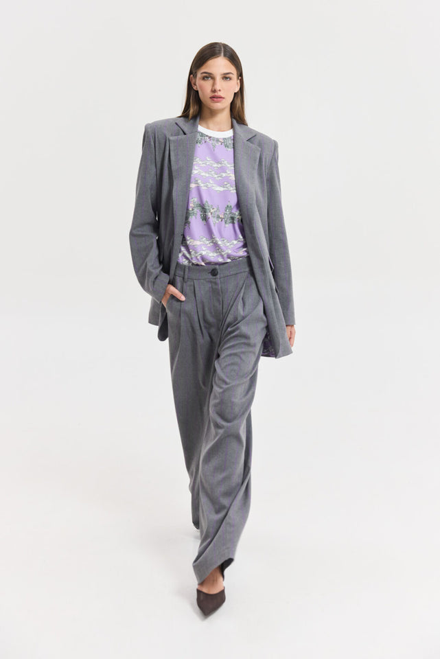 SENEGAL BLAZER PURPLE STRIPES