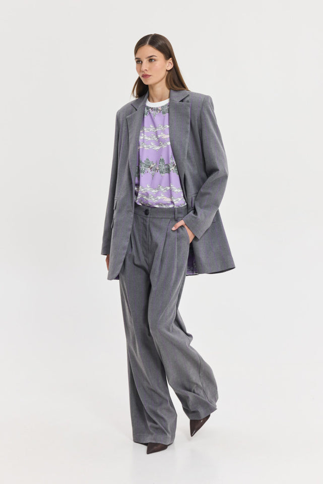 SENEGAL BLAZER PURPLE STRIPES