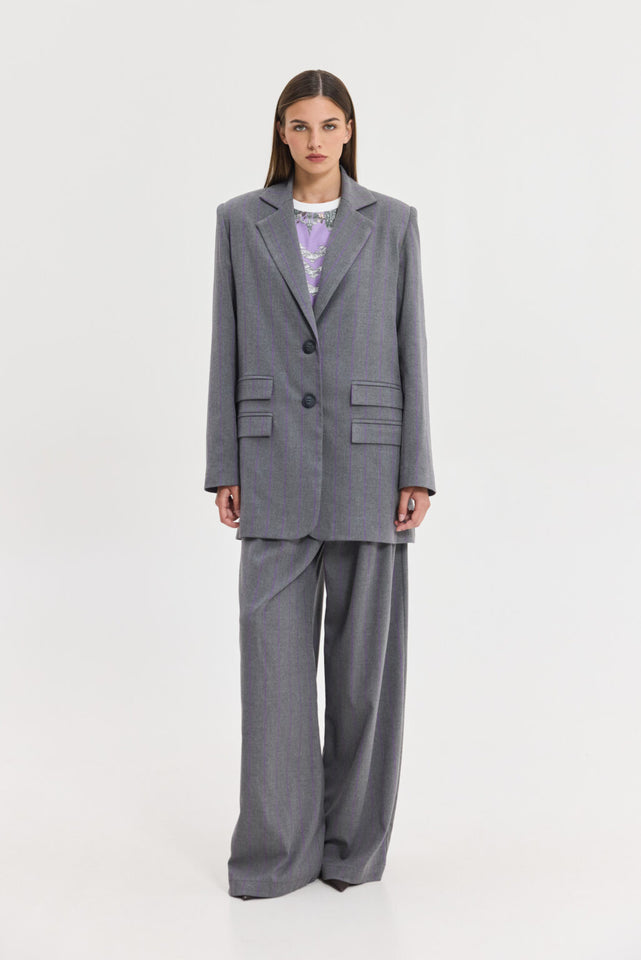 SENEGAL BLAZER PURPLE STRIPES