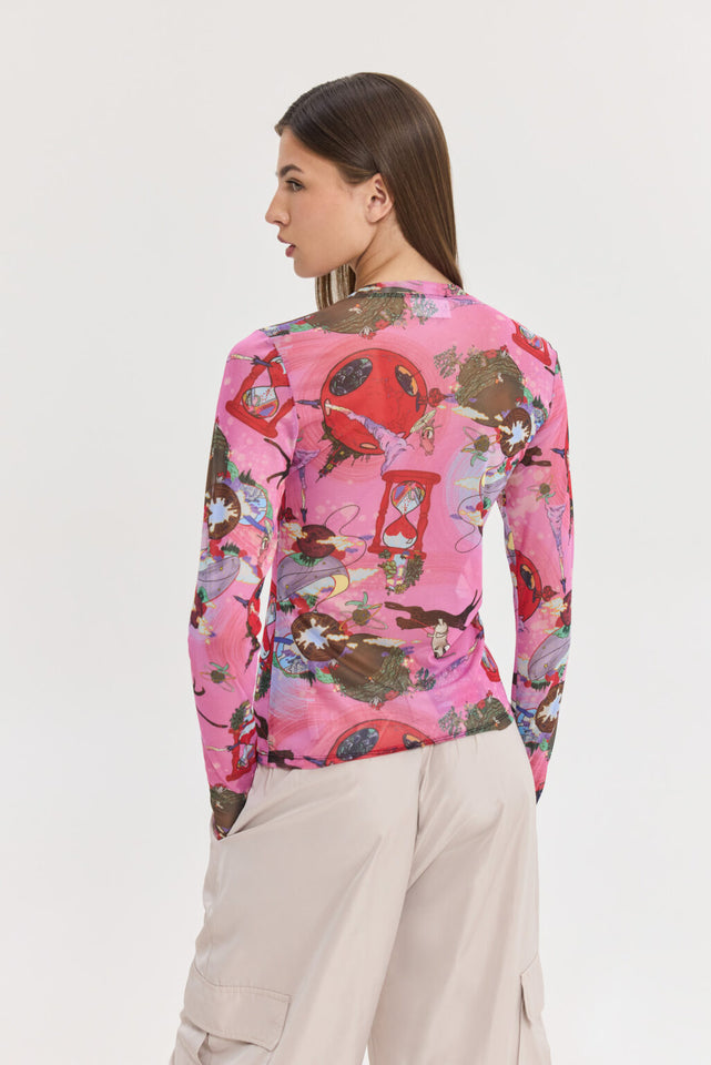 SORA TOP FUCHSIA