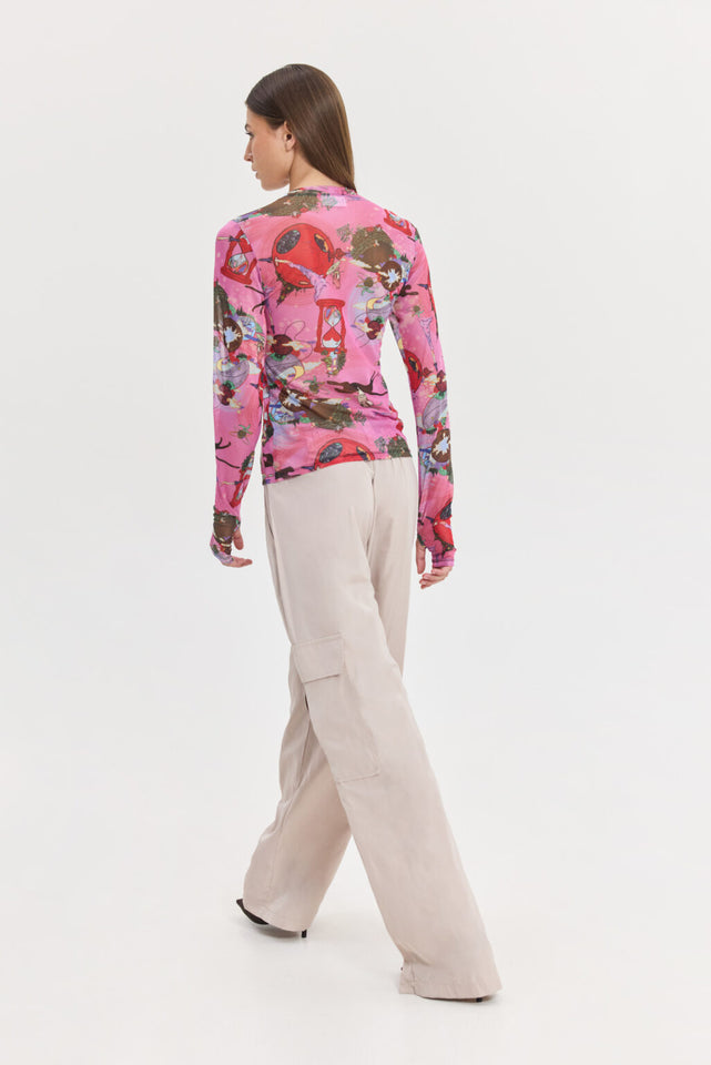 SORA TOP FUCHSIA