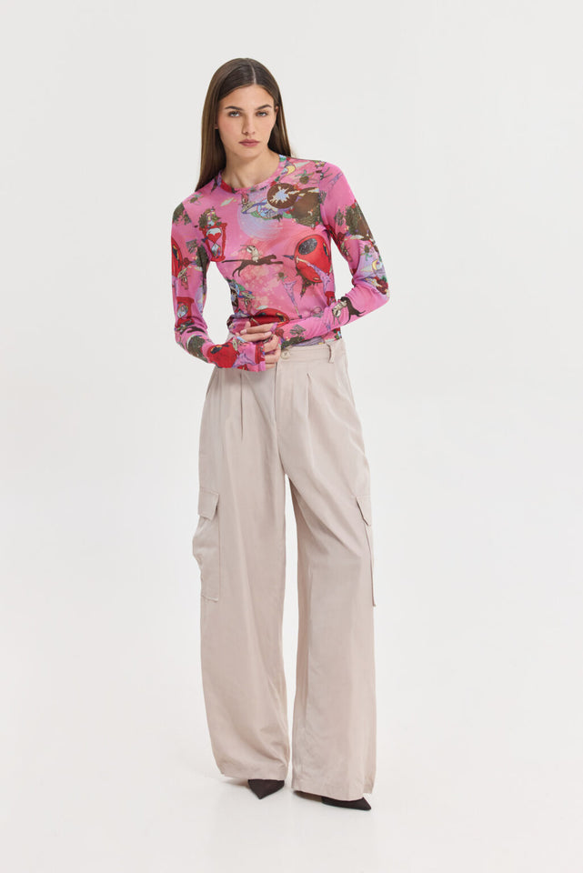 SORA TOP FUCHSIA