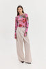 SORA TOP FUCHSIA