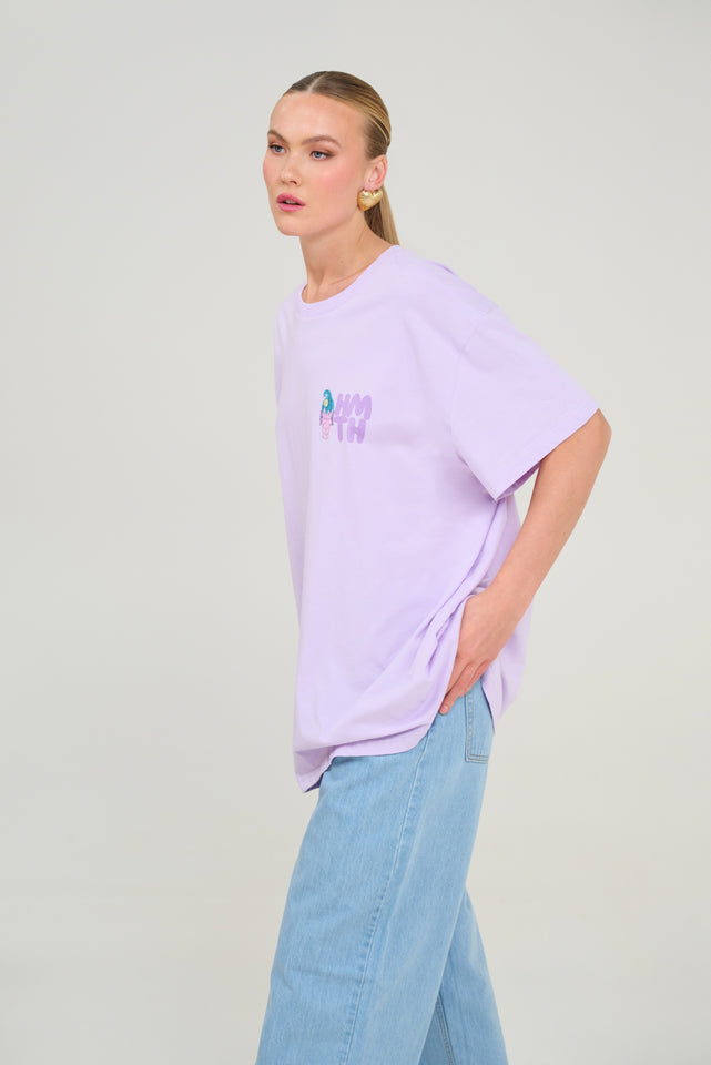 CHEETAH T-SHIRT LILAC BABY BOOM