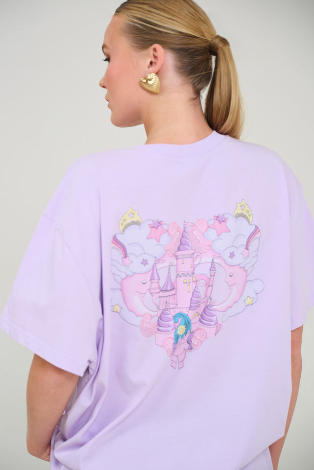CHEETAH T-SHIRT LILAC BABY BOOM