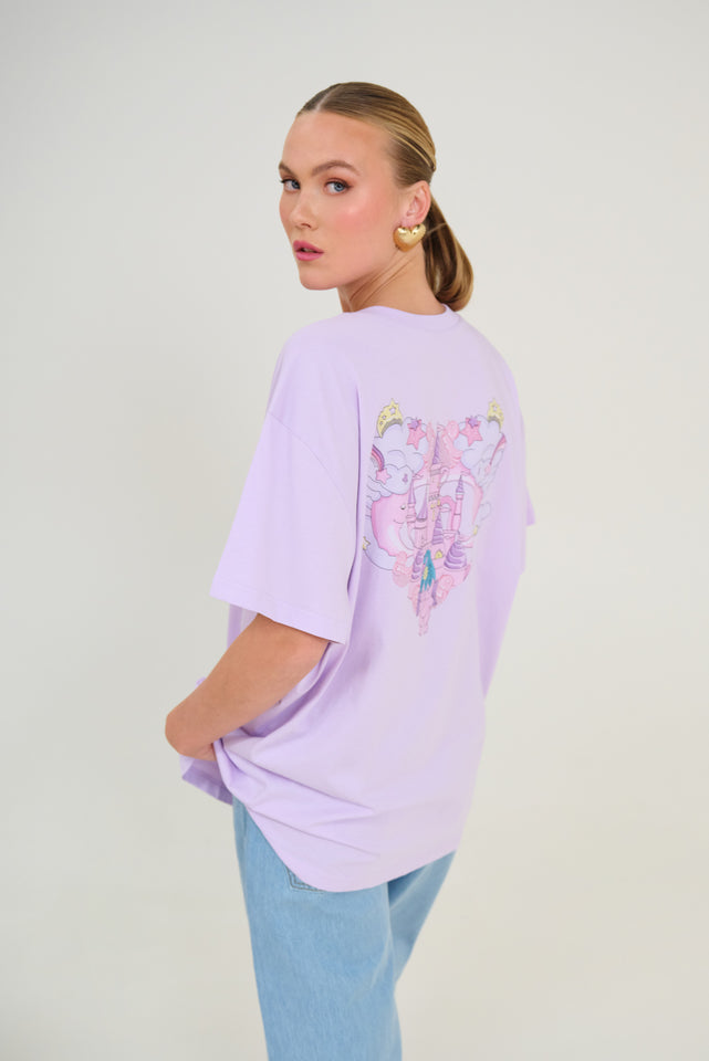 CHEETAH T-SHIRT LILAC BABY BOOM