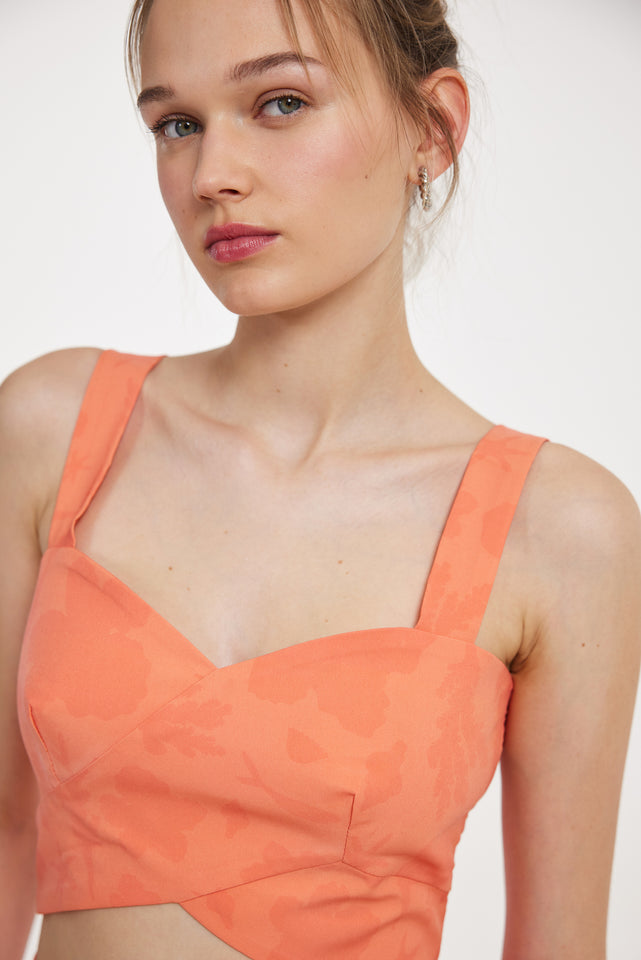 CHIARA TOP CORAL