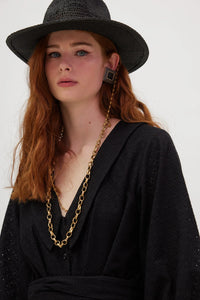 DANDELION DRESS BLACK