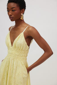 CHLOE DRESS BANANA YELLOW