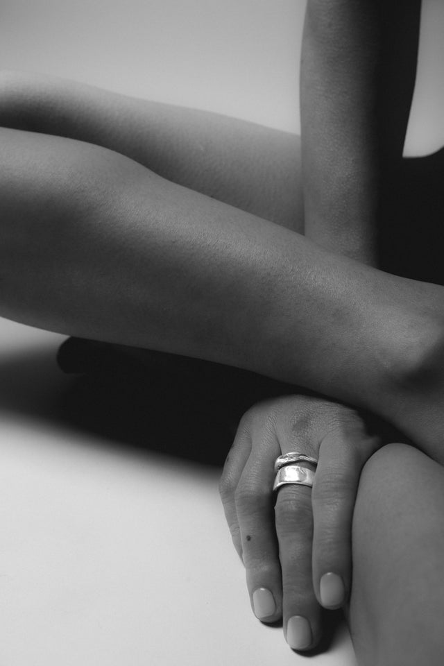 NA042 FLAT DOUBLE RING