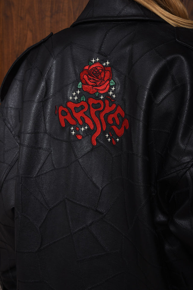 IDENTITY FAUX LEATHER JACKET