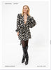 MINI WRAP DRESS WHITE FLOWER PRINT