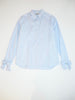 UNISEX OVERSIZED BOW SHIRT BABY BLUE