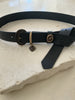 "LOVE CHANGES" BLACK BRONZE BELT