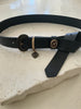 "LOVE CHANGES" BLACK BRONZE BELT
