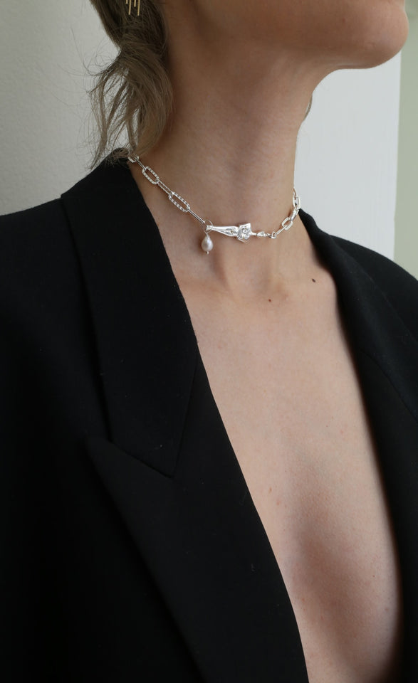 Inoe Viktor Choker Bracelet Silver