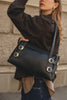 "ECHOES" BLACK GOLD SHOULDER BAG